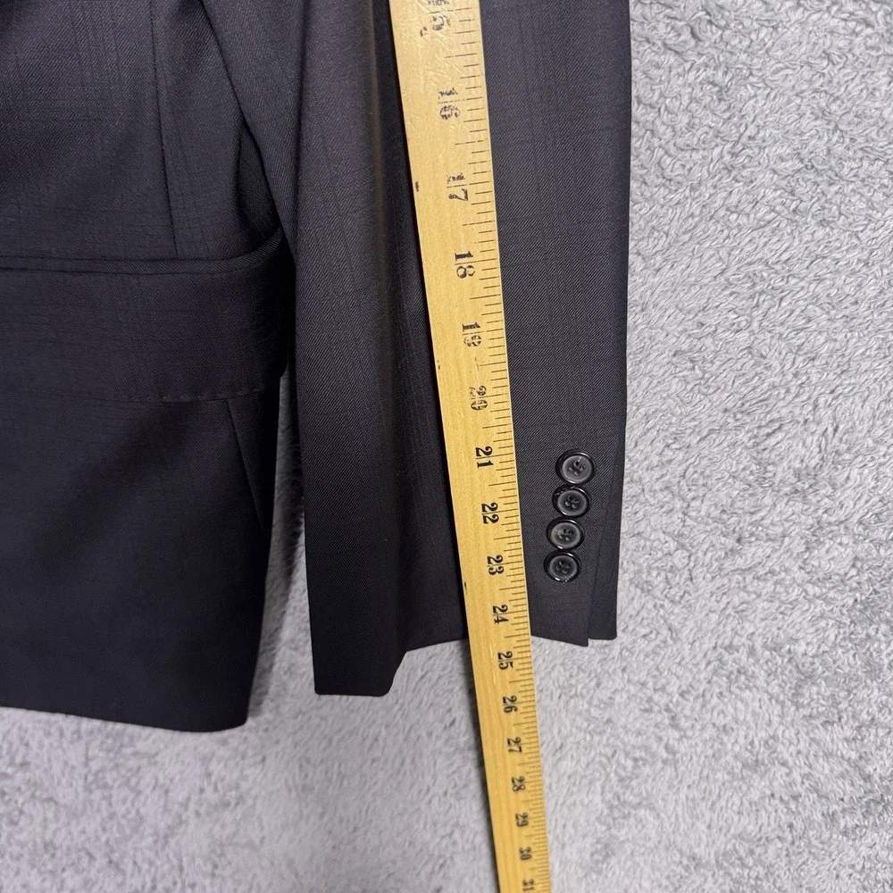 Samuelsohn Suit Mens 44R 36x29 Loro Piana Wool Super 130s Bennett 2 Piece Plaid